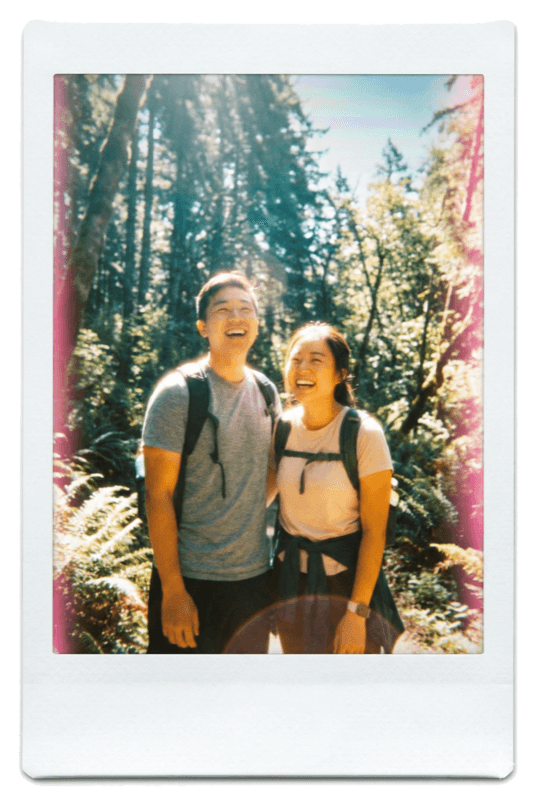 Outdoor hiking date idea for couples