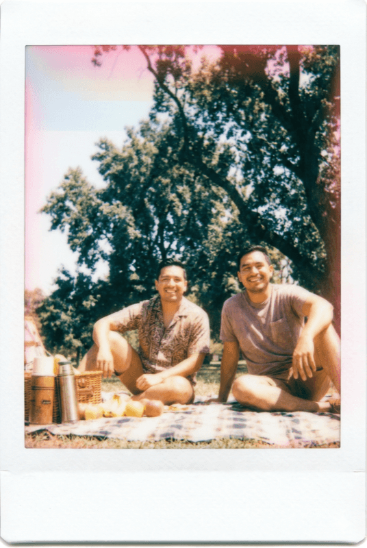 Romantic outdoor picnic date for couples